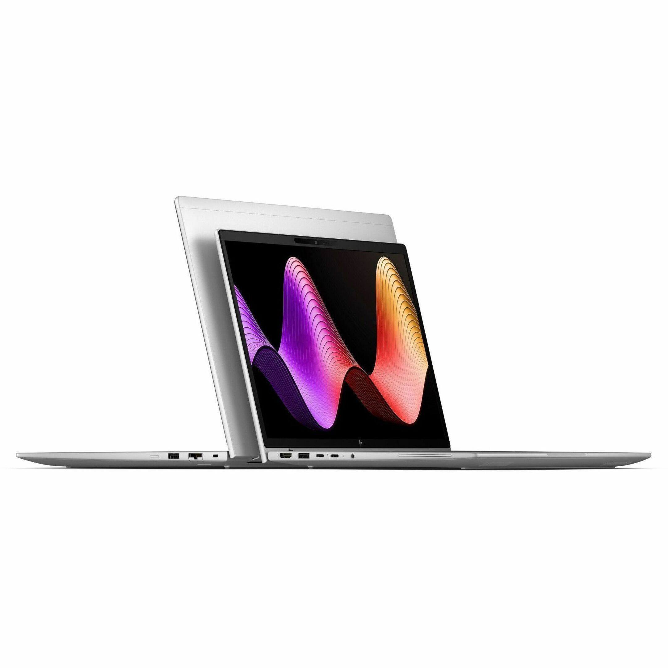 Alt View 21. HP - EliteBook 6 G2i 16" IPS 1920 x 1200 (WUXGA) Laptop - Intel Core Ultra 7 with 16GB Memory - 512 GB SSD - Pike Silver Aluminum, Gray.