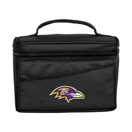 Logo Brands - Baltimore Ravens 6-Can Flex Cooler - Black