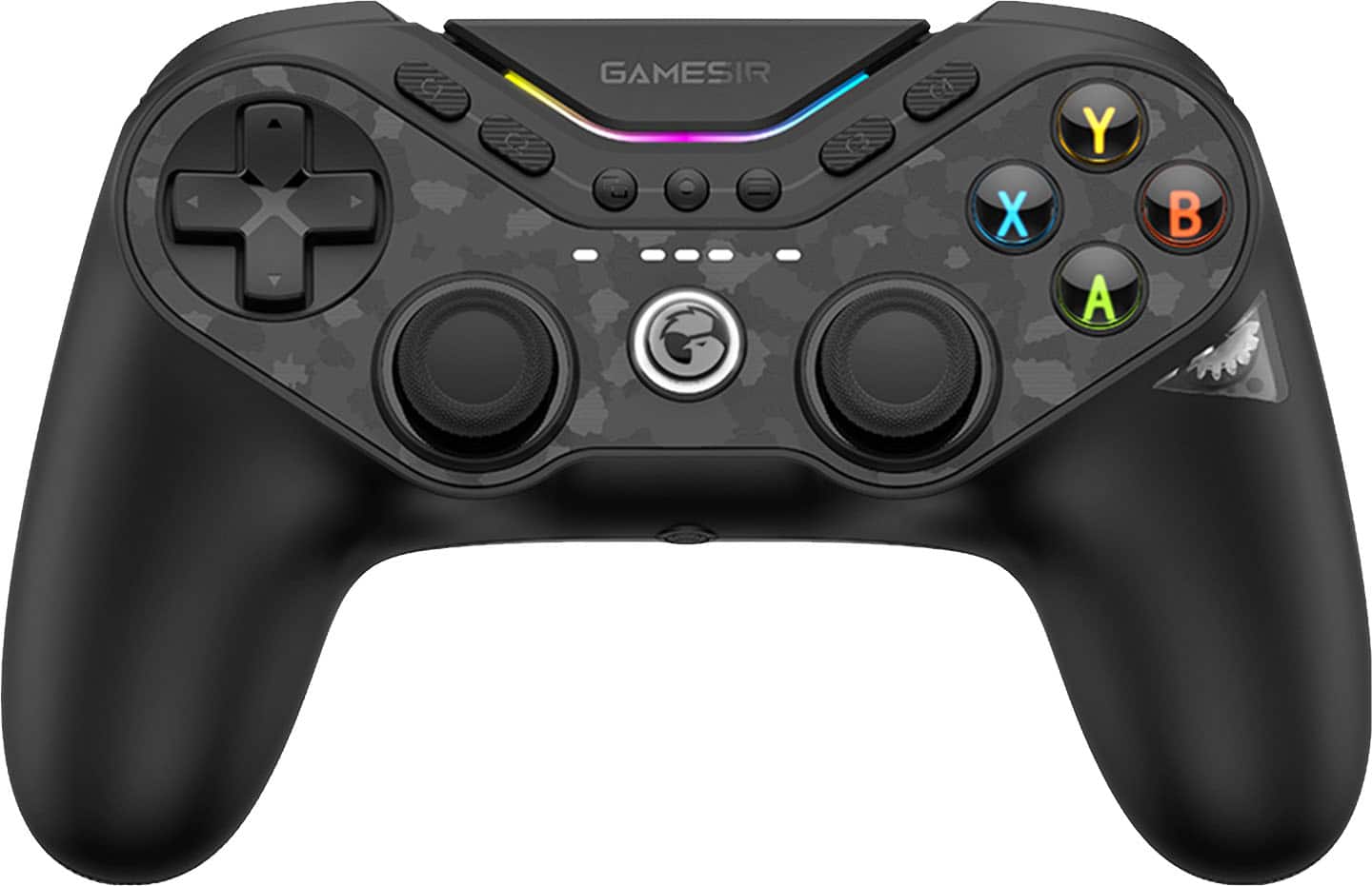 Alt View 6. GameSir - Tarantula Pro Wireless Gaming Controller and Charger for Switch, PC, iOS, Andriod, and Steam - Black.