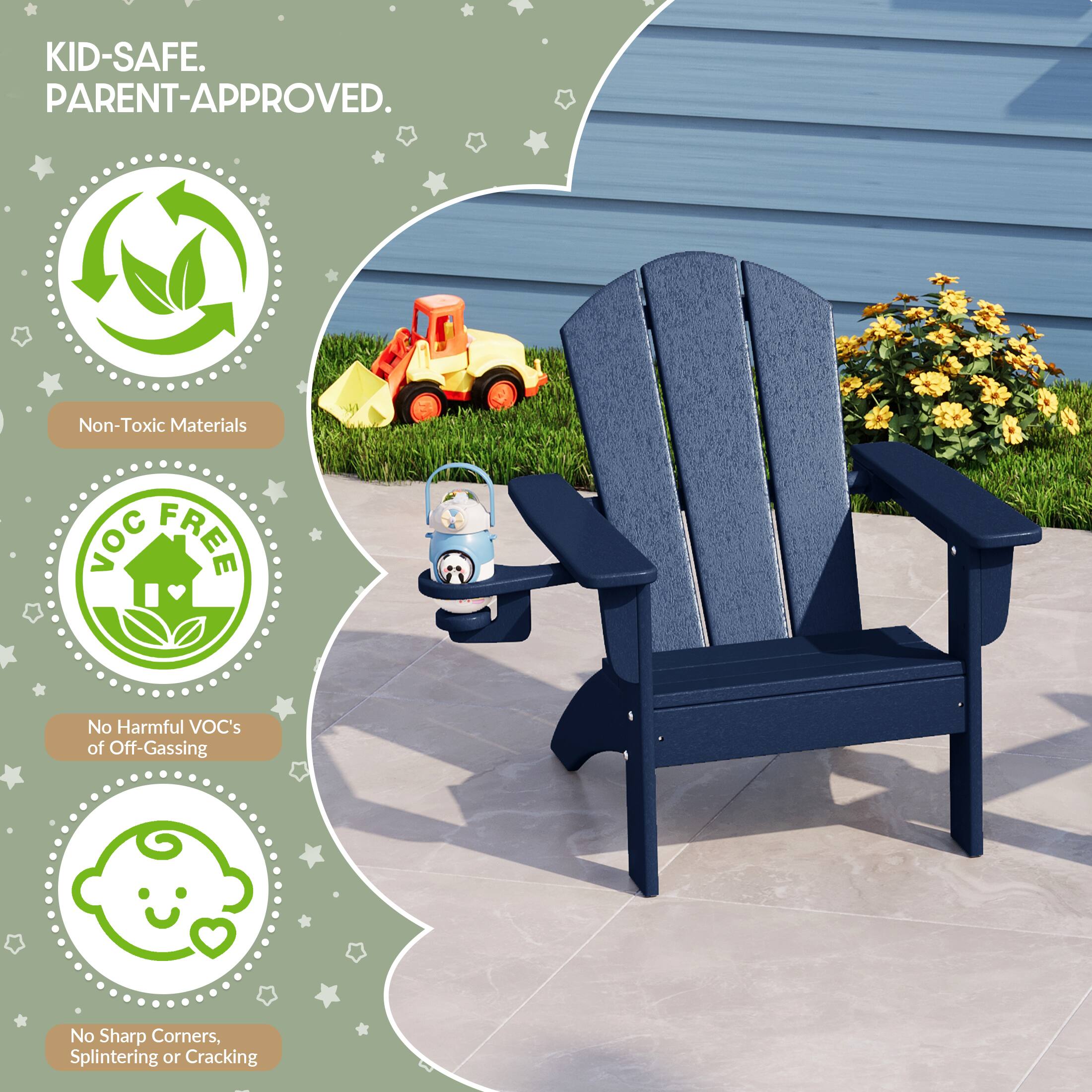 KID-SAFE. PARENT-APPROVED.  
Non-Toxic Materials  
VOC FREE  
No Harmful VOC's of Off-Gassing  
No Sharp Corners, Splintering or Cracking