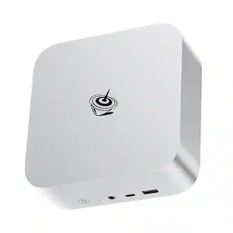 Beelink - SER8 Mini PC With AMD Ryzen 7 8745HS, 32GB DDR5 RAM& 512GB SSD, Win 11 Pro Pre-installed - Frost Silver