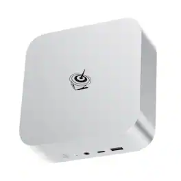 Beelink - SER8 Mini PC With AMD Ryzen 7 8745HS, 32GB DDR5 RAM& 512GB SSD, Win 11 Pro Pre-installed - Frost Silver