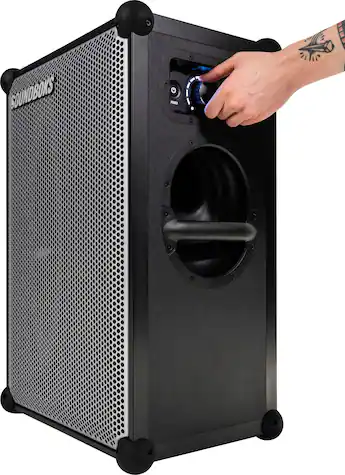 sound boosting box BOOSTER1 Soundbar - Small Size, Big With Dialogue Boost Gloss Black / Wireless Subwoofer Adapter / Definitive Technology Descend DN8 500 It also includes an auxiliary input and works with most mobile devices that have a built Booom BOX, Navy