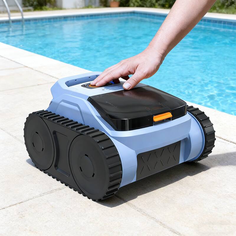 Angle. Loheer - Loheer Cordless Robotic Pool Cleaner for In-Ground Pools up to 2150 sq.ft, Automatic Pool Vacuum,  Lasts 180 Mins.