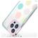 Alt View 14. SaharaCase - PolkaDot Hybrid-Flex Hard Shell Case for Apple iPhone 14 Pro Max - Clear/Pink/Teal.