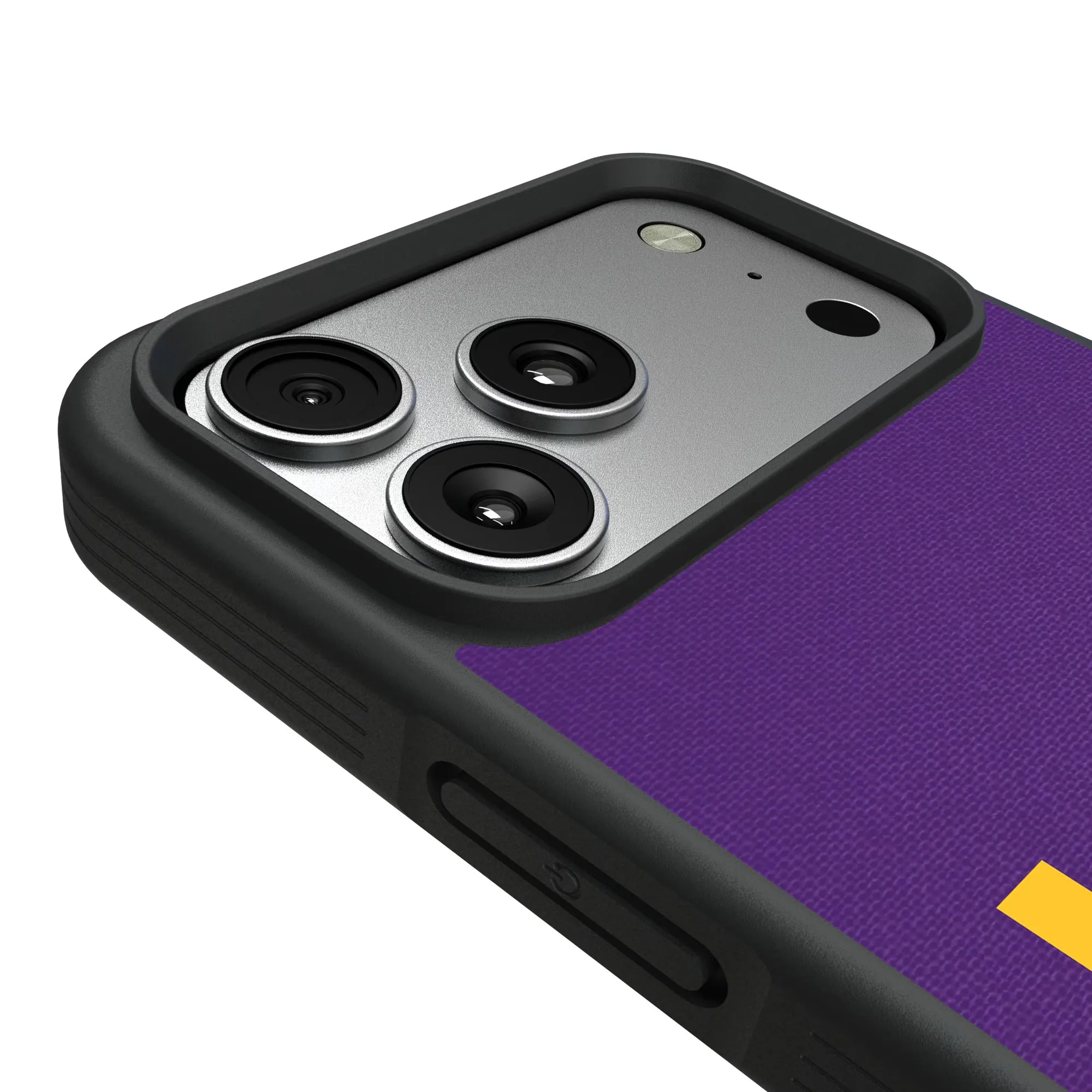 Alt View 2. Keyscaper - LSU Tigers Bump Case with 8.2ft Drop Protection - 15 Pro - Multicolor.