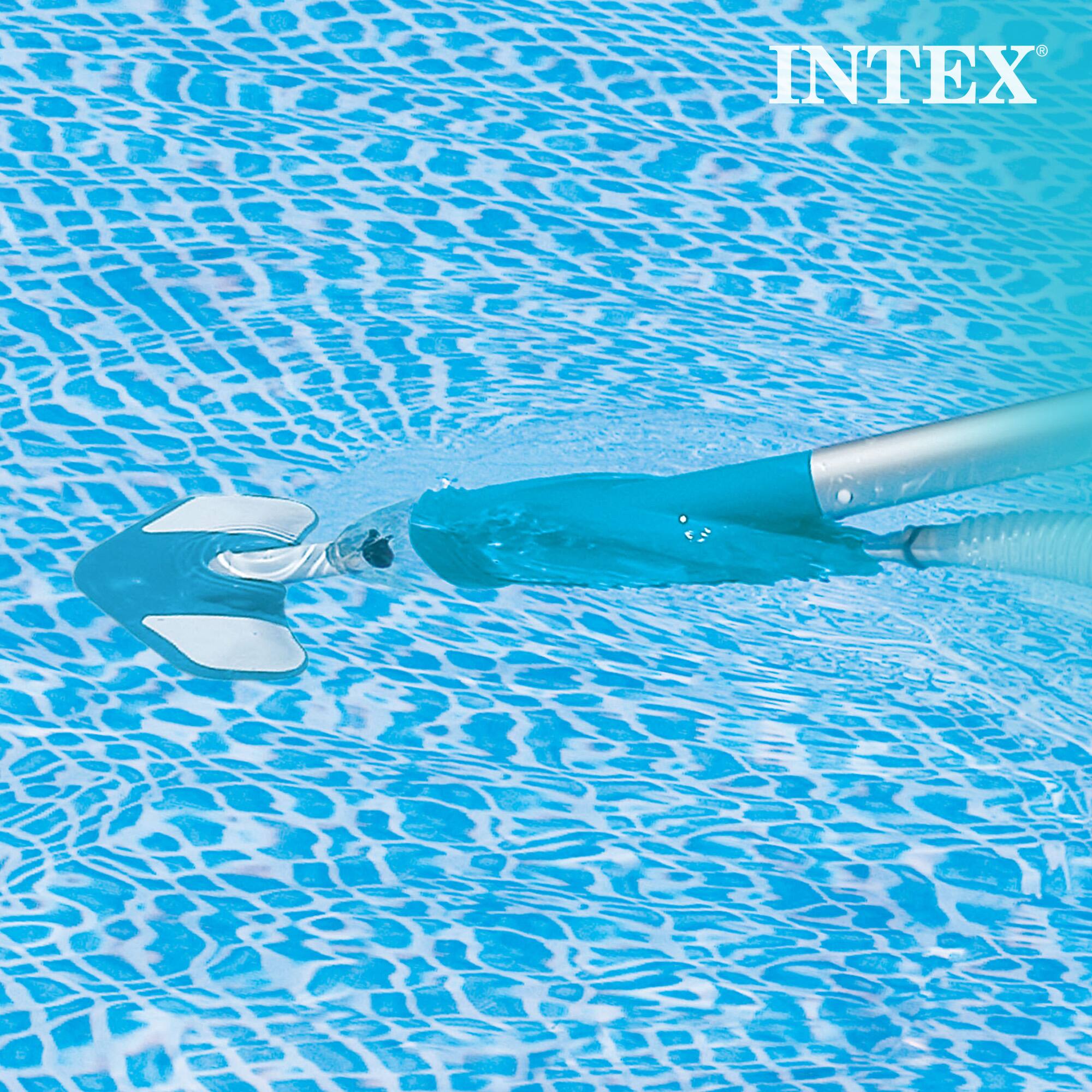 Alt View 7. Intex - Intex 32ft x 16ft x 52in Rectangular Ultra XTR Pool & Maintenance Kit (2 Pack) - Blue, Gray.