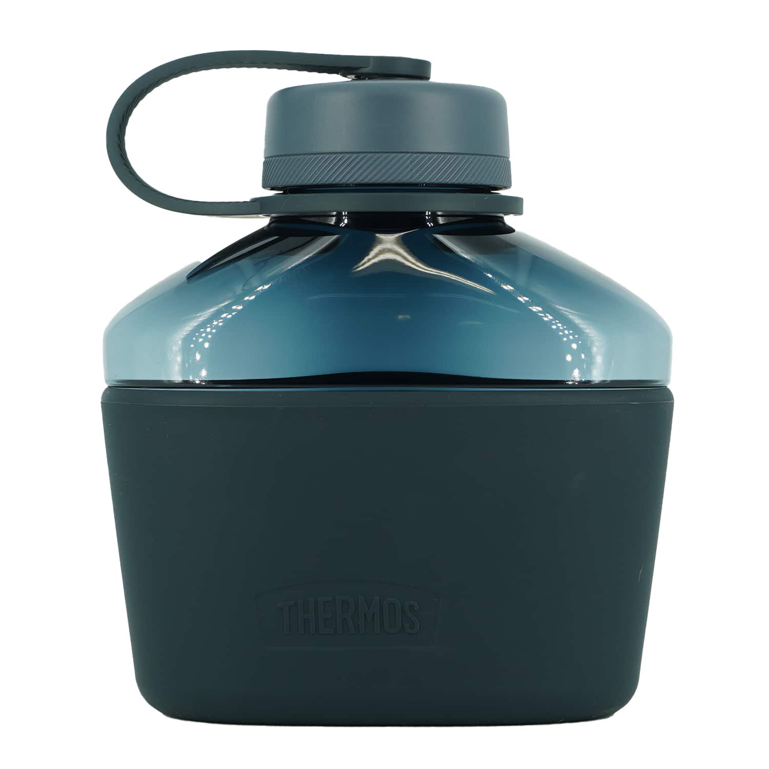 Thermos - 32 oz. Alta Hard Plastic Canteen w/ Silicone Sleeve - Lake Blue