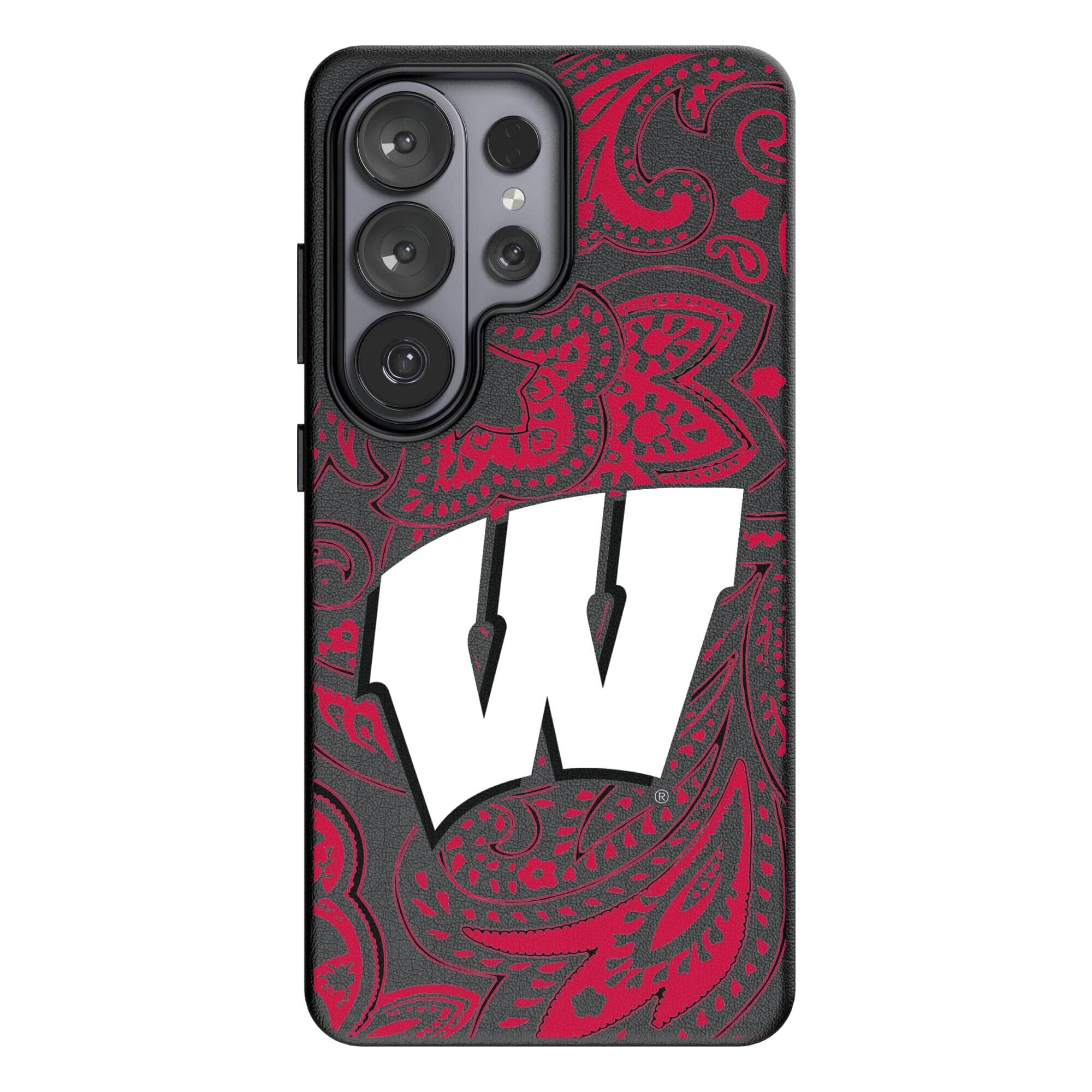 Keyscaper - NCAA - Wisconsin Badgers Paisley Galaxy Magnetic Bump Case - S26 Plus - Black price history on PriceWatchPro