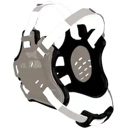 Cliff Keen - F5 Tornado Wrestling Headgear - Silver/Black/White