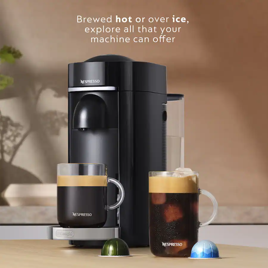Nespresso Vertuo Plus Coffee and Espresso Maker by De'Longhi Piano