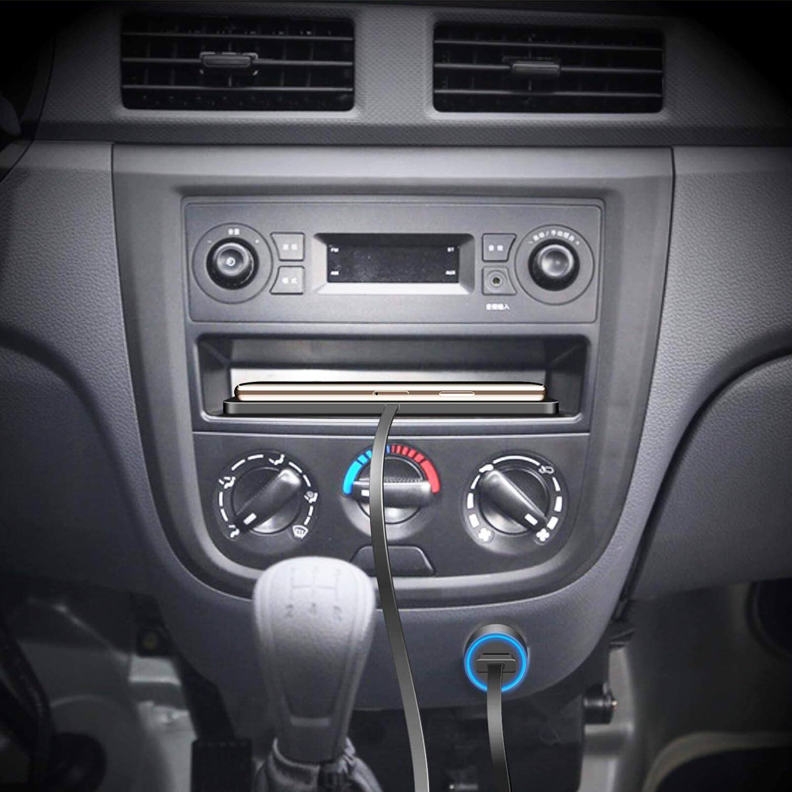 Alt View 4. VEGA AUTOMOTIVE - Wireless Car Charging Pad 15w Fast Phone Non Slip Cell Flat Mat Compatible With Galaxy S21 s22 s23 Note10 C... - Default.