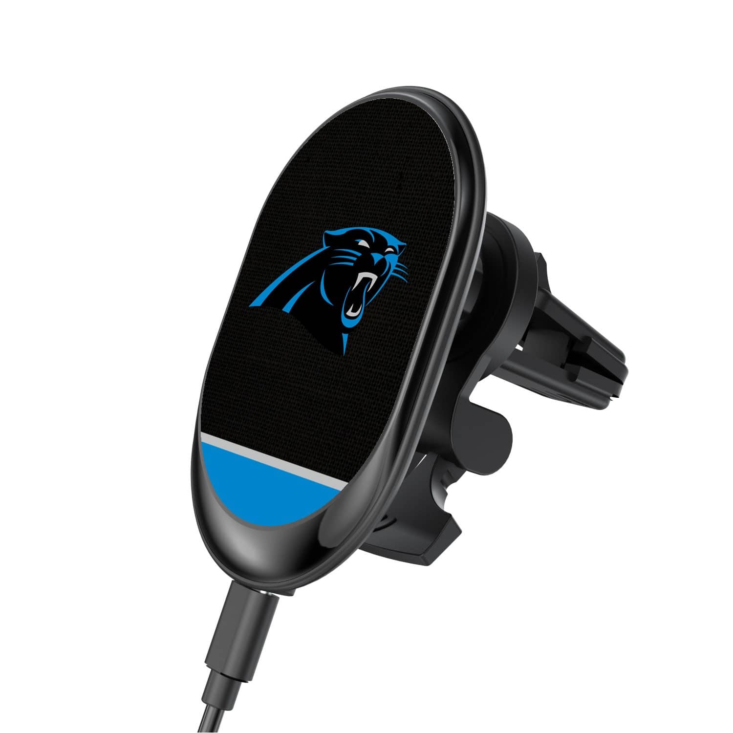Keyscaper - Carolina Panthers Wireless Magnetic Car Charger - Multicolor
