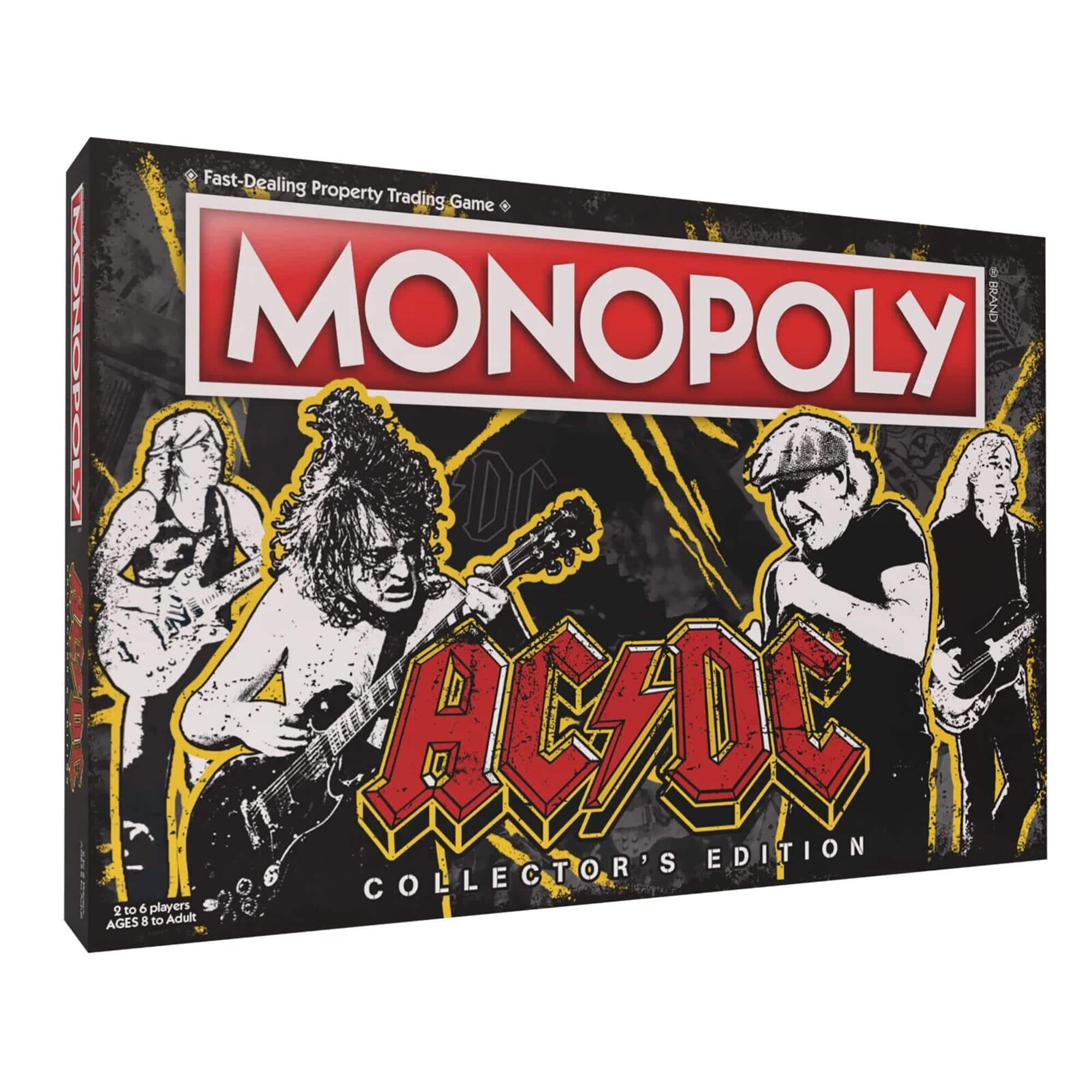 USAoploy - AC/DC Monopoly Board Game - Red