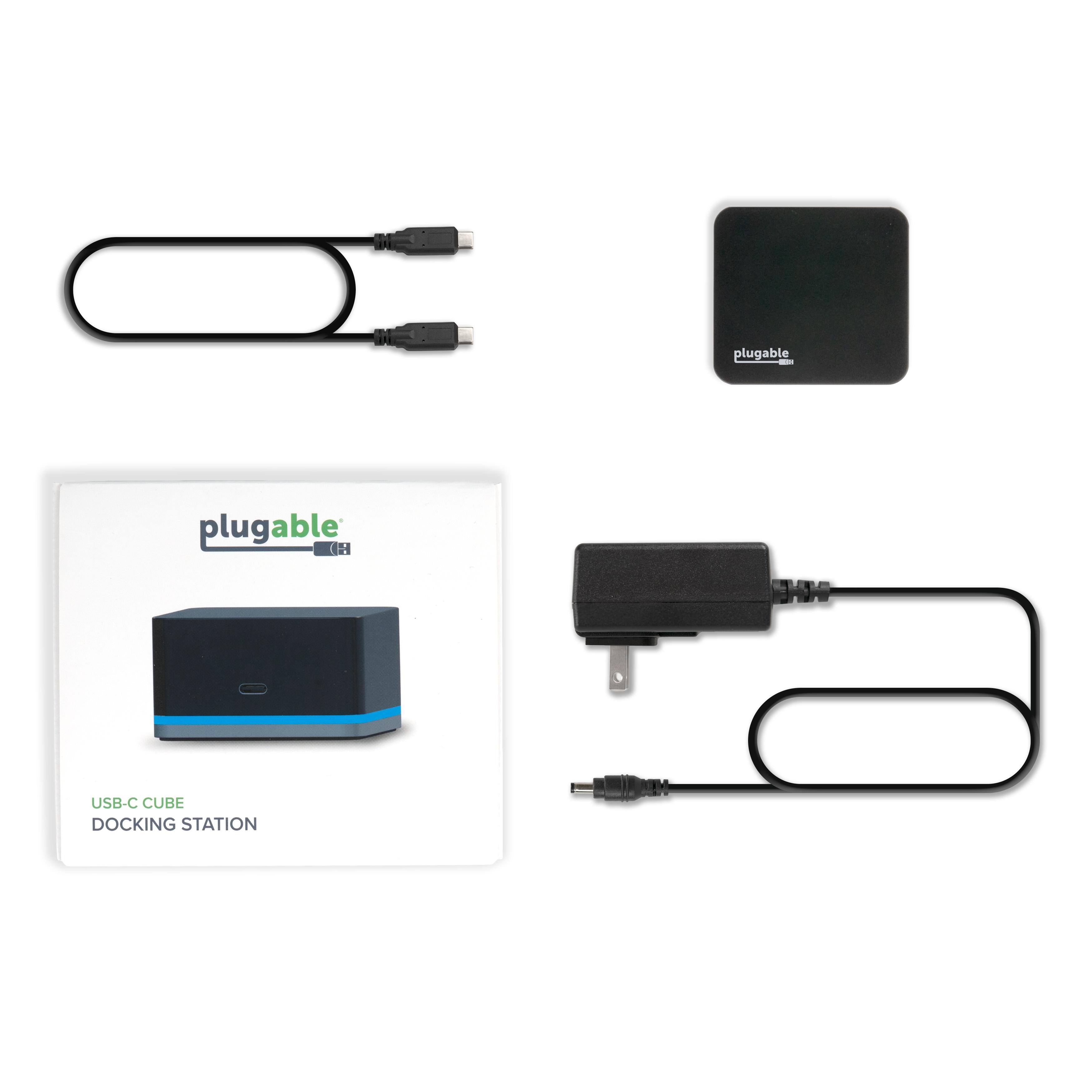 plugable, plugable H, USB-C CUBE DOCKING STATION