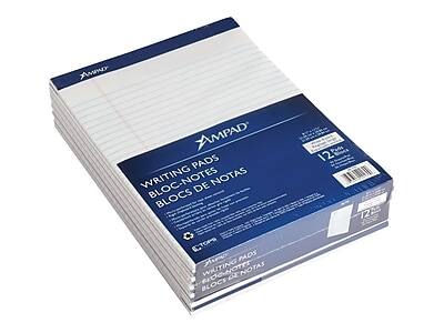 AMPAD WRITING PADS  
BLOC-NOTES  
BLOCS DE NOTAS  

12 PADS  
12 BLOCS  

WRITING PADS  
BLOC-NOTES  
BLOCS DE NOTAS