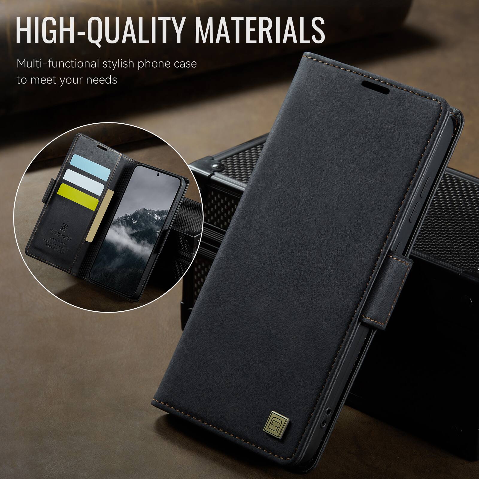 HIGH-QUALITY MATERIALS

Multi-functional stylish phone case to meet your needs
