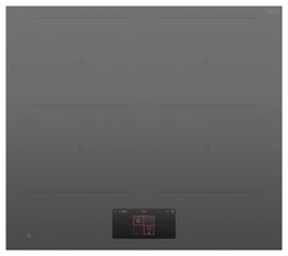 Fisher & Paykel - 24" Primary Modular Induction Built-in Electric Cooktop, 4 Zones with SmartZone - Gray