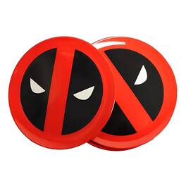 Marvel - Dead Pool Round Plate 4-Piece Set - Red