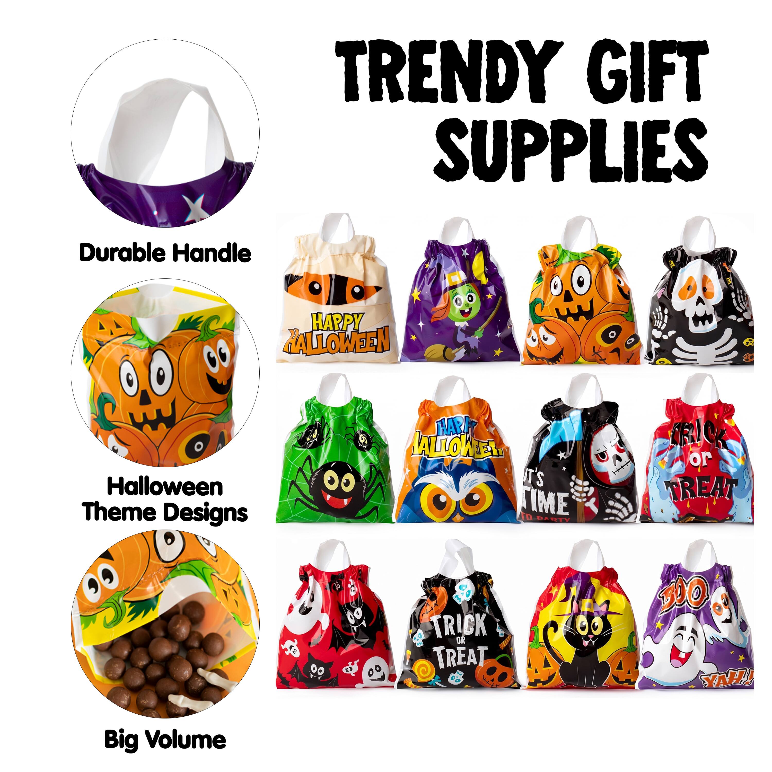 TRENDY GIFT SUPPLIES

Durable Handle

HAPPY HALLOWEEN

Halloween Theme Designs

HARA ALLONGA T'S TIME PARTY

TRICK OR TREAT

Big Volume