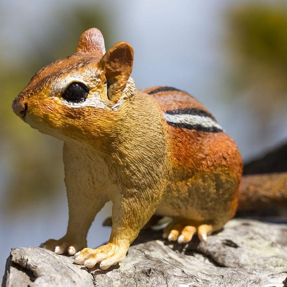 Back. Safari Ltd. - Eastern Chipmunk Toy Figurine.
