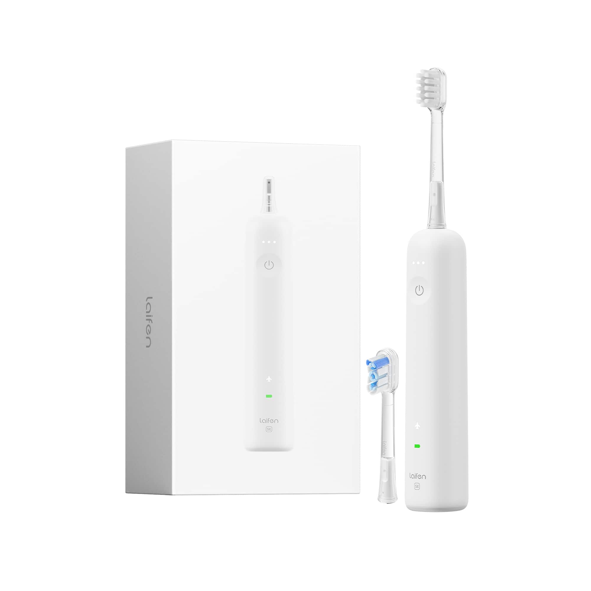 Laifen - Wave SE Toothbrush + 2 Brush Heads - White
