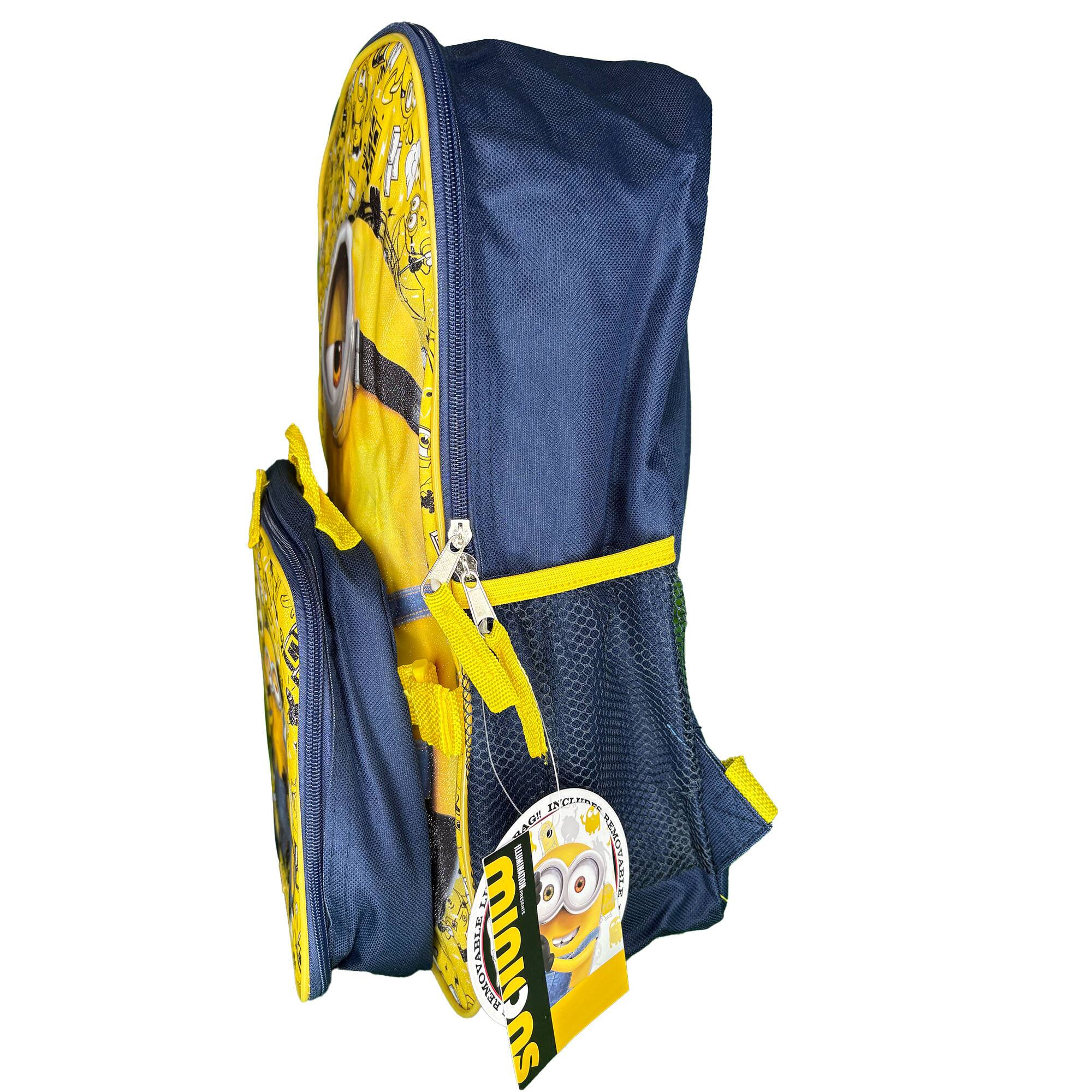 The text on the image reads:

"MINIONS"

"INCLUIE UNA REJILLA DE MANGANAS"