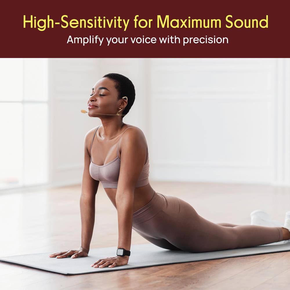 High-Sensitivity for Maximum Sound  
Amplify your voice with precision