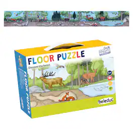 Beleduc - Discover The Forest Floor Puzzle - Multi