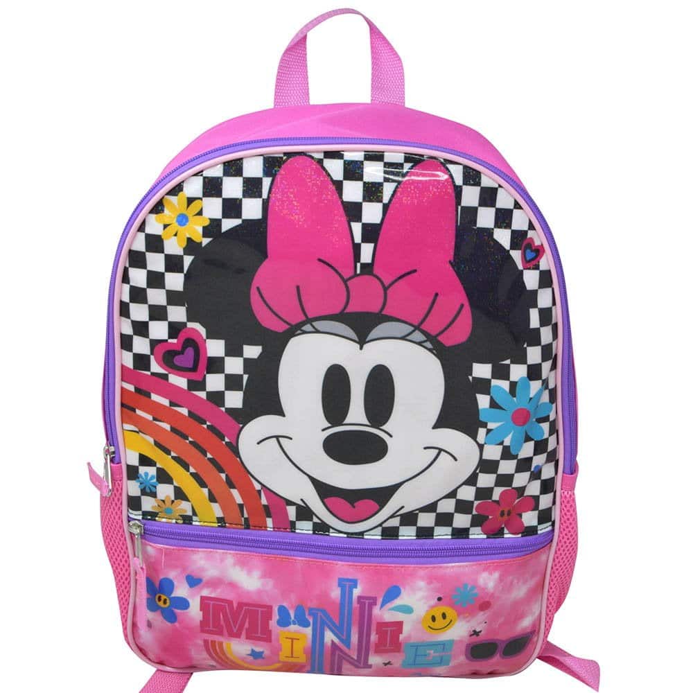 UPD - Disney Minnie Mouse Girls School Backpack 16" with pockets - Multicolored