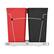 Alt View 6. Rev-A-Shelf - Rev-A-Shelf Double Pullout Trash Can 27 qt. for Kitchen, RedBlk, RV-15KD-1618C-S - Red/Black.