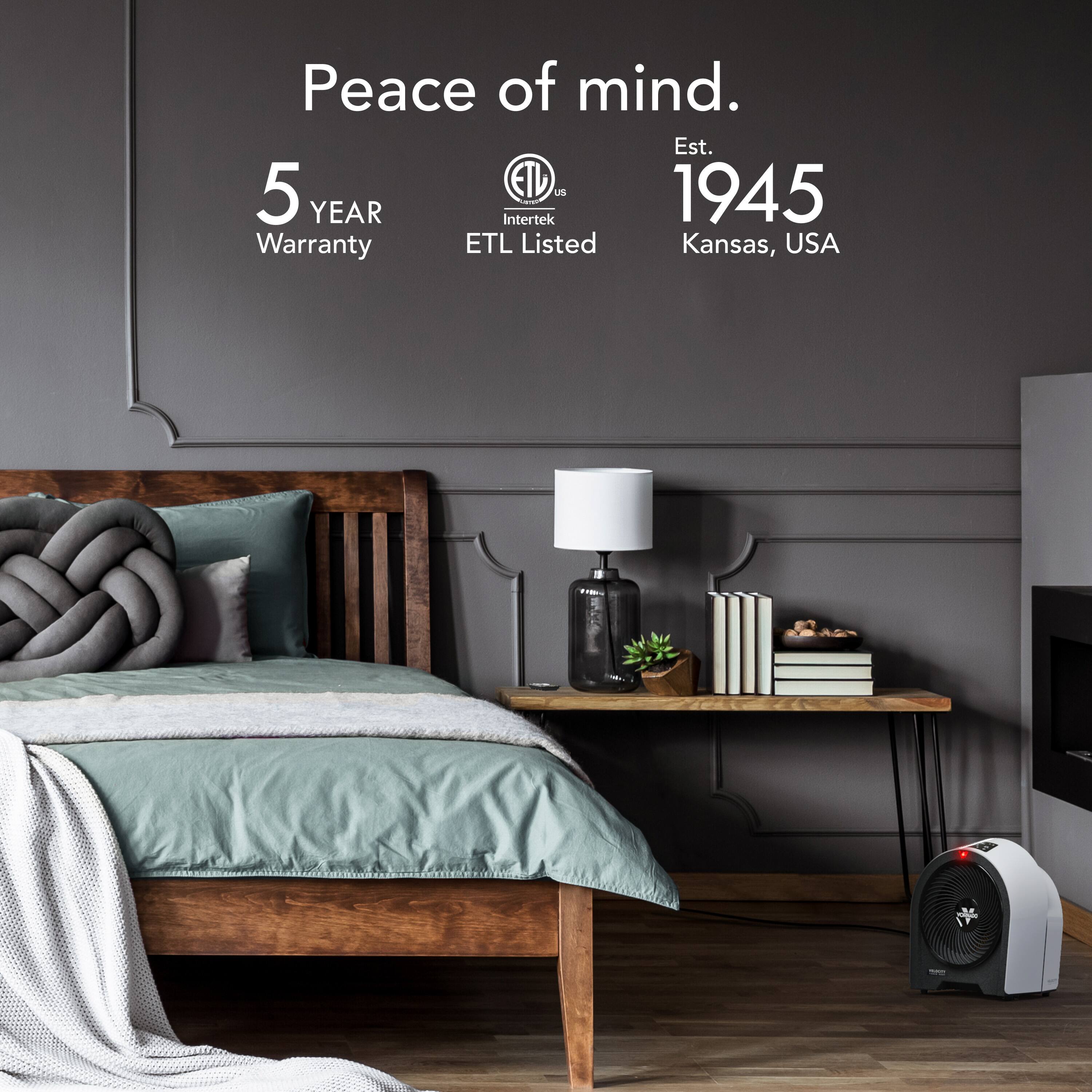 Peace of mind.

5 YEAR Warranty

ETL Listed

Est. 1945

Kansas, USA