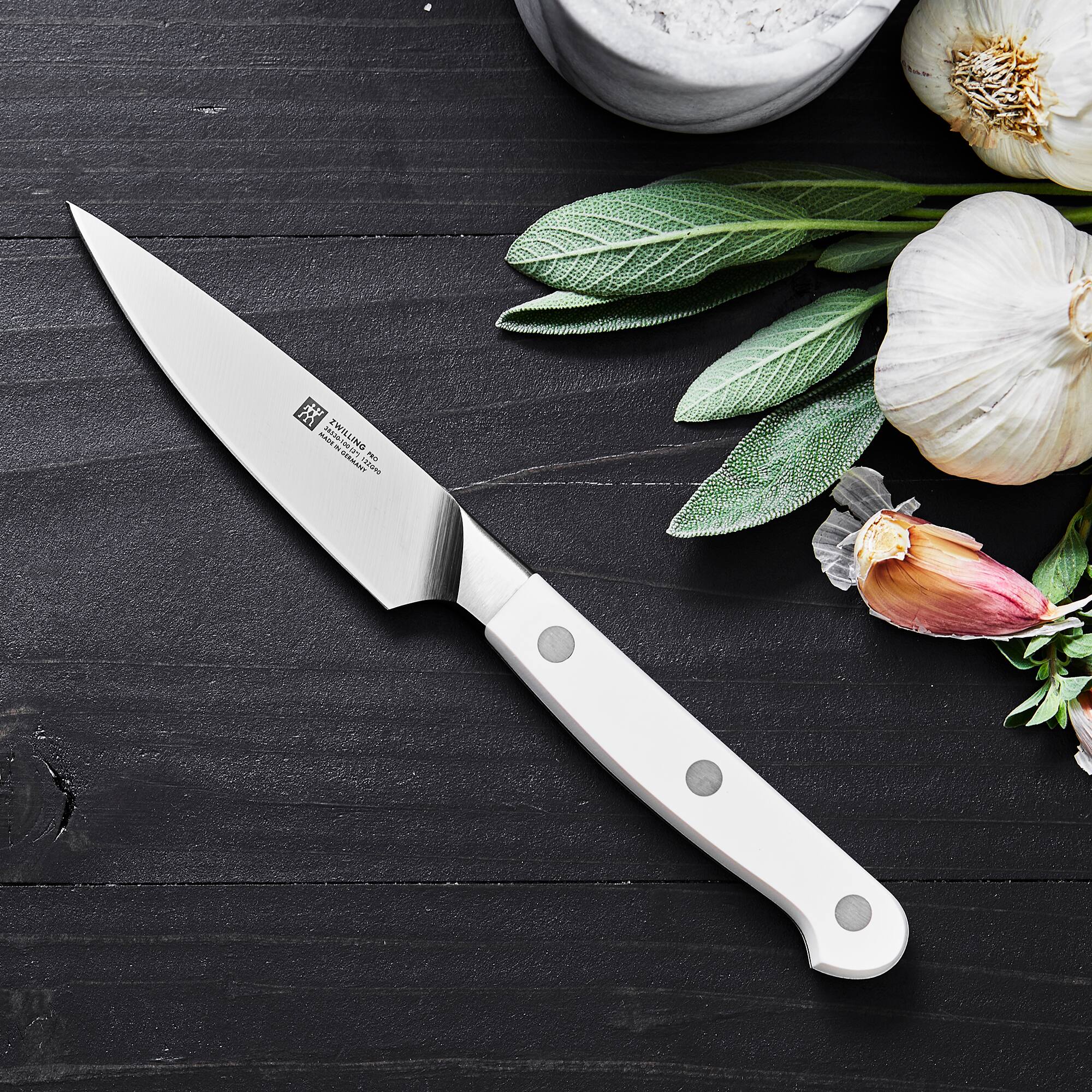 Alt View 2. ZWILLING - ZWILLING Pro Le Blanc 4-inch Paring Knife - White.