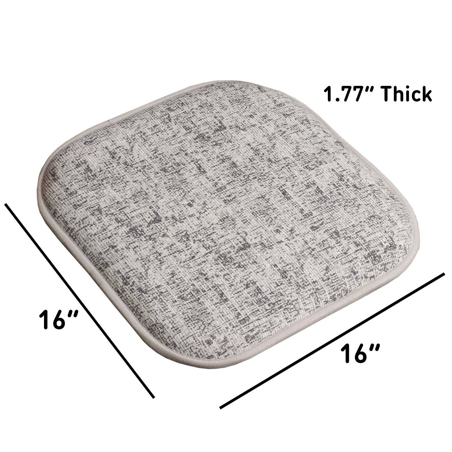 1.77" Thick  
16" x 16"