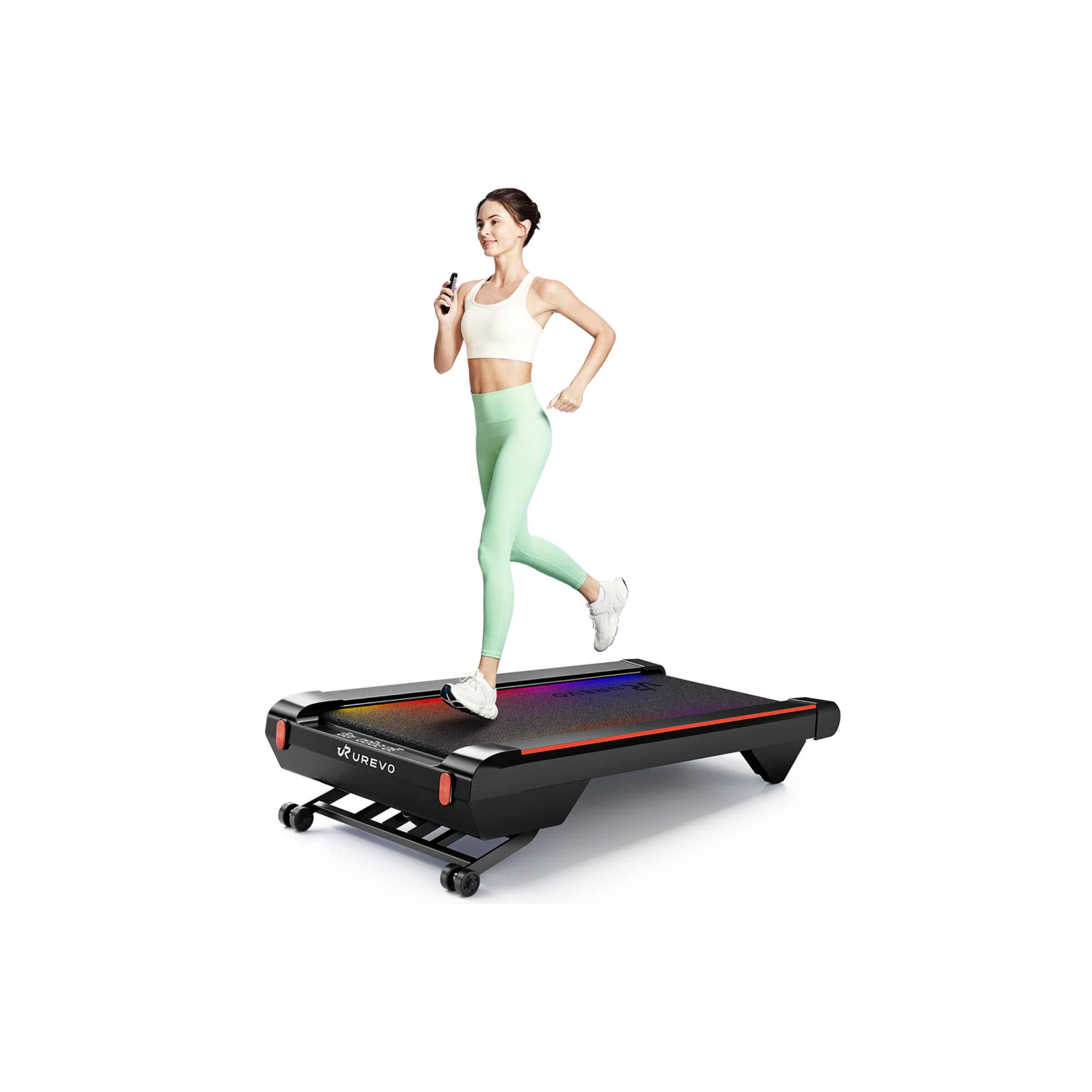 Front. Urevo - Urevo CyberPad for Home Treadmill - Black.