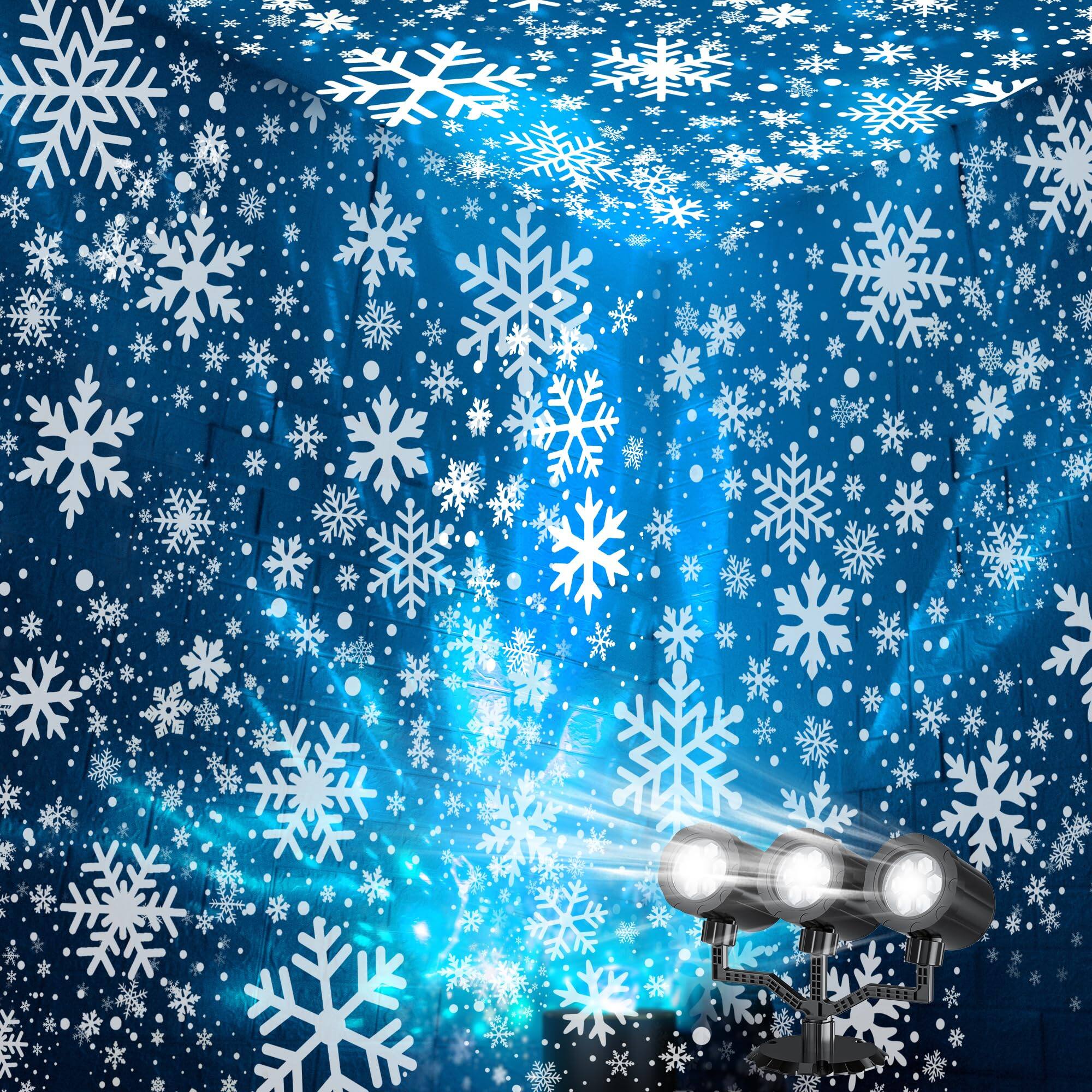 Alt View 8. NICHOLAS KLEIN - Christmas Projector Lights Outdoor Upgraded Snowflake Ip65 Waterproof Led Snow Projection For Indoor Decora... - Default.