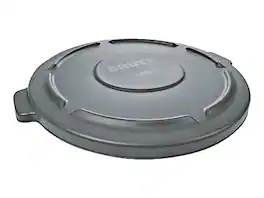 RubberMaid - Brute Indoor Lid Polyethylene, 32 Gal - Gray