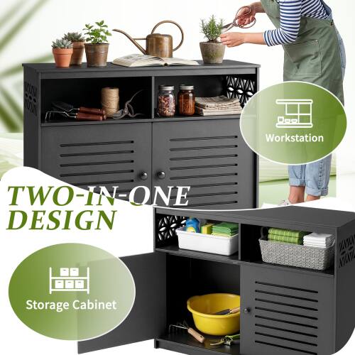 Workstation TWO-IN-ONE DESIGN AVA NAVA Storage Cabinet