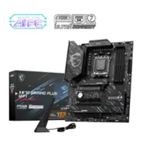 MSI - X870 GAMING PLUS WIFI (Socket AM5) AMD X870 ATX DDR5 Wi-Fi 7 Motherboard - Black - Front_Zoom