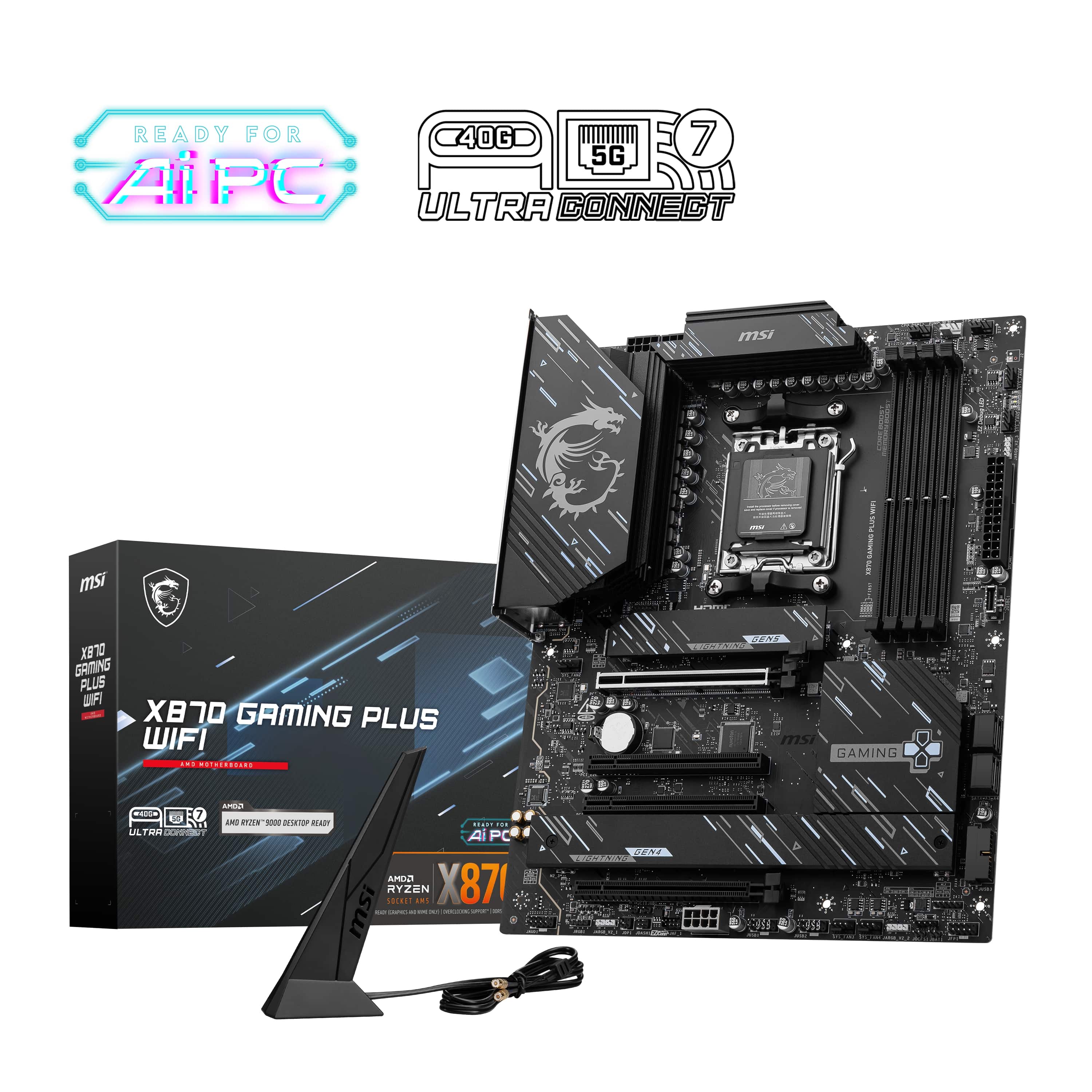 READY FOR 40G 7 APC C? 5G ULTRA CONNECT msi O | msi AM4 X470 GAMING PLUS WIFI aadipis..oo AE AM msi GAMING TRIGE O EO LAL THA addas APEL - nthinto_ribe MAT i.iN. APC APET SOCKIT RYZEN S X871 ISW - ENE