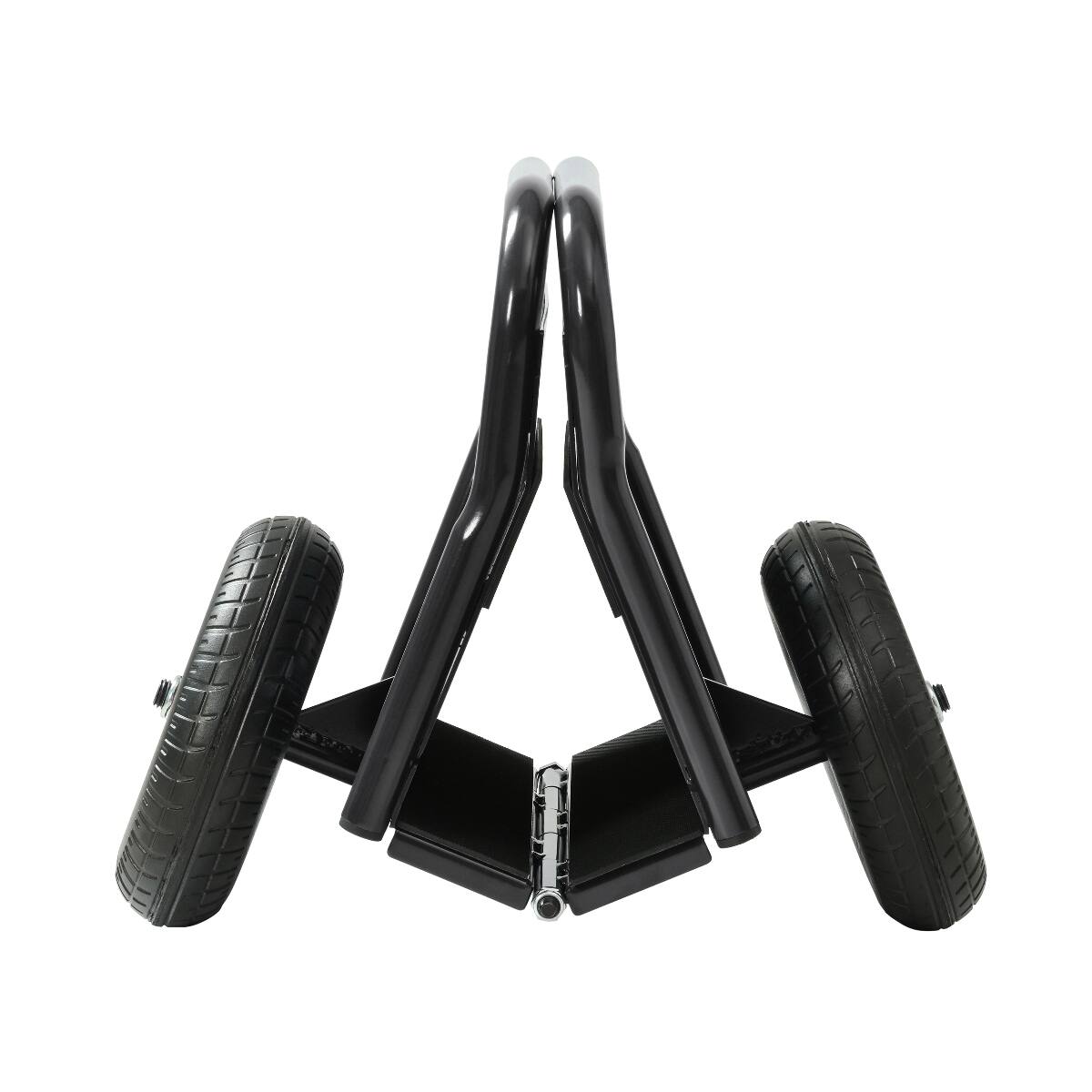 Alt View 1. Ropilly - Ropilly Heavy Duty Panel Dolly with 10 Inch Solid Rubber Tires for Drywall Sheet and Door Material - Black.