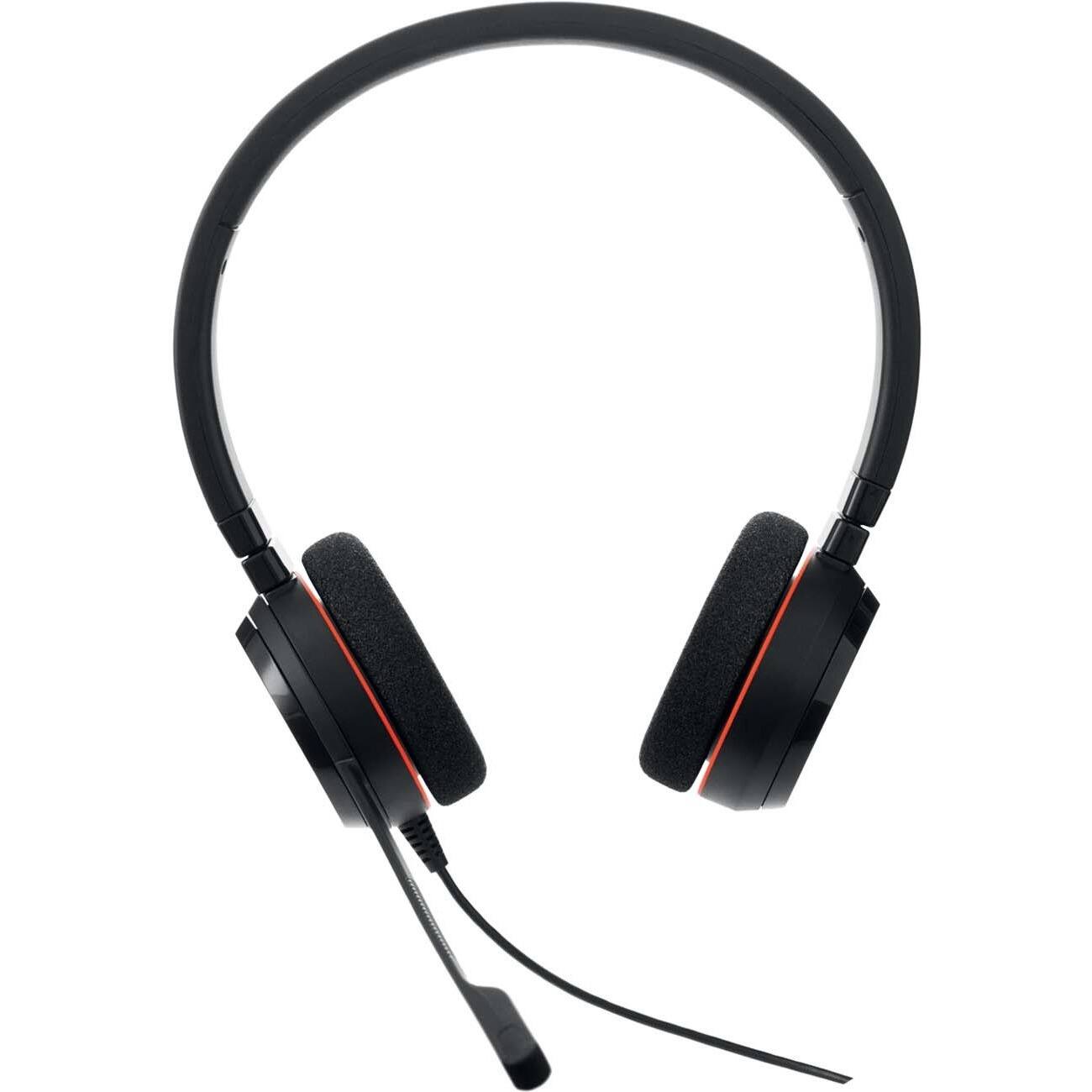 Alt View 2. Jabra - Jabra Evolve 20 Headset - Microsoft Teams Certification - Stereo - USB Type C, USB Type A - Wired - 20 Hz to 20 kHz - Black.