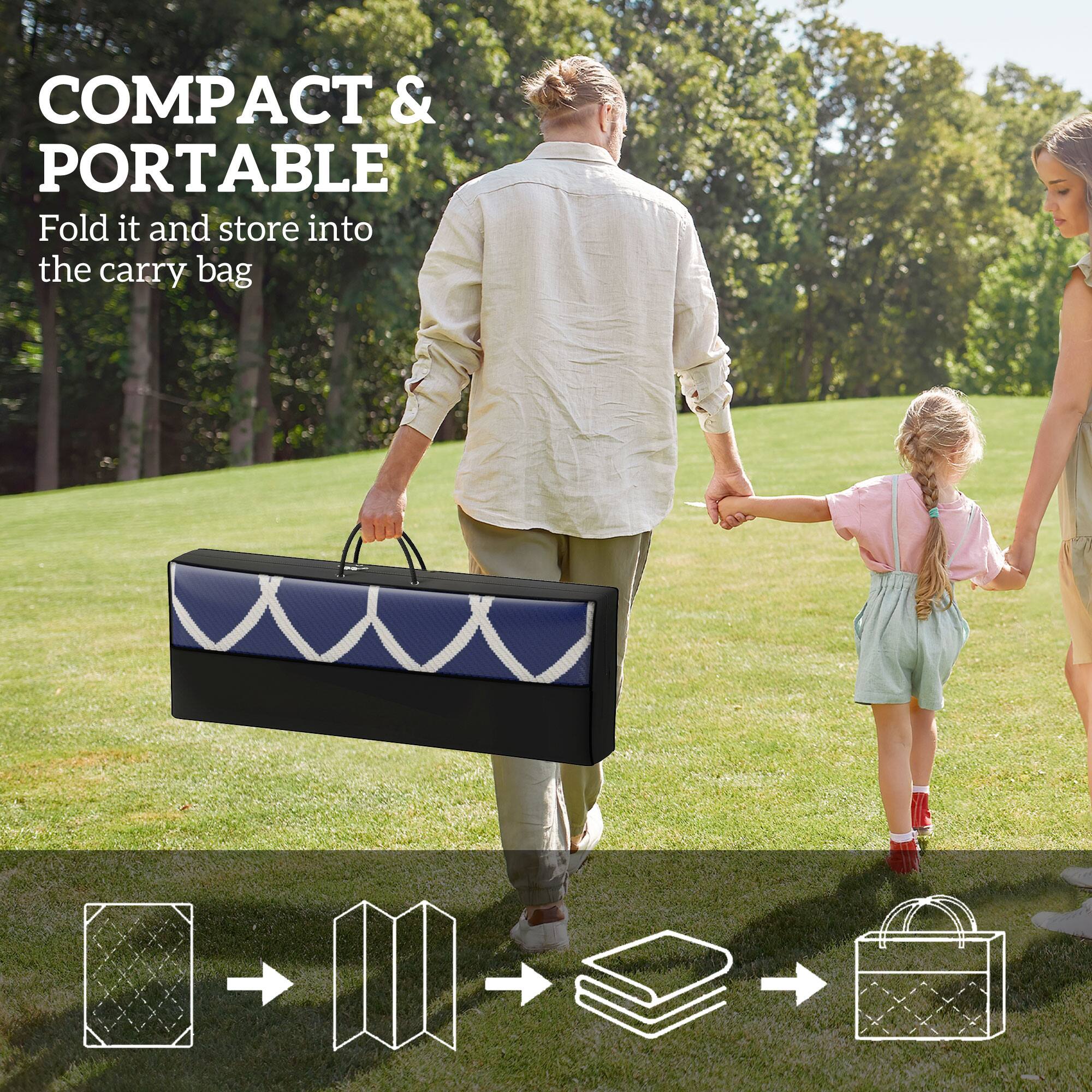 COMPACT & PORTABLE
Fold it and store into the carry bag