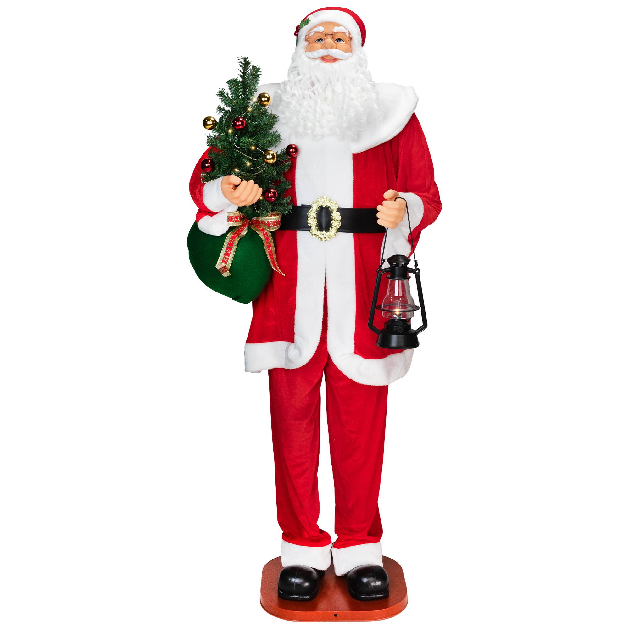 Northlight Animated and Musical Commercial Size Dancing Santa Christmas ...