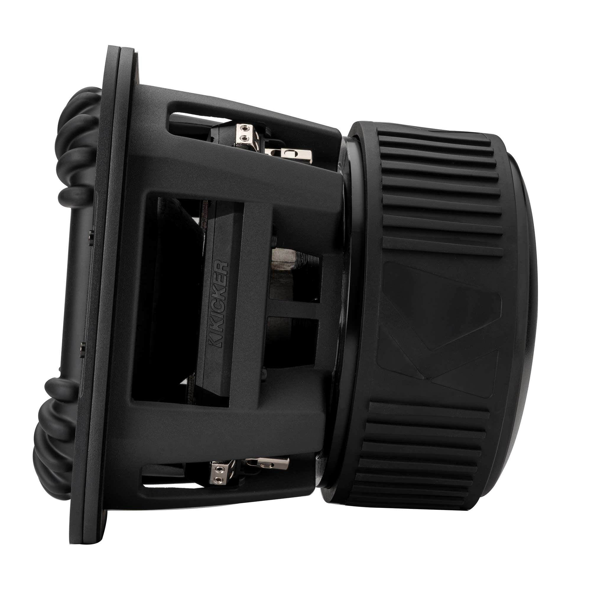 Alt View 6. KICKER - Kicker 49L7X102 - SoloX L7X 10-Inch (25cm), 3" Coil, Ferrite Competition Subwoofer, 2-Ohm - Black/Gray.
