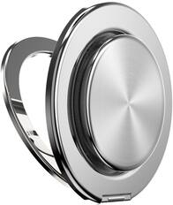 Front. PopSockets - MagSafe Kick-Out Universal Magnetic Grip & Stand with Adapter Ring for Cell Phones - Alum-Radial Silver.