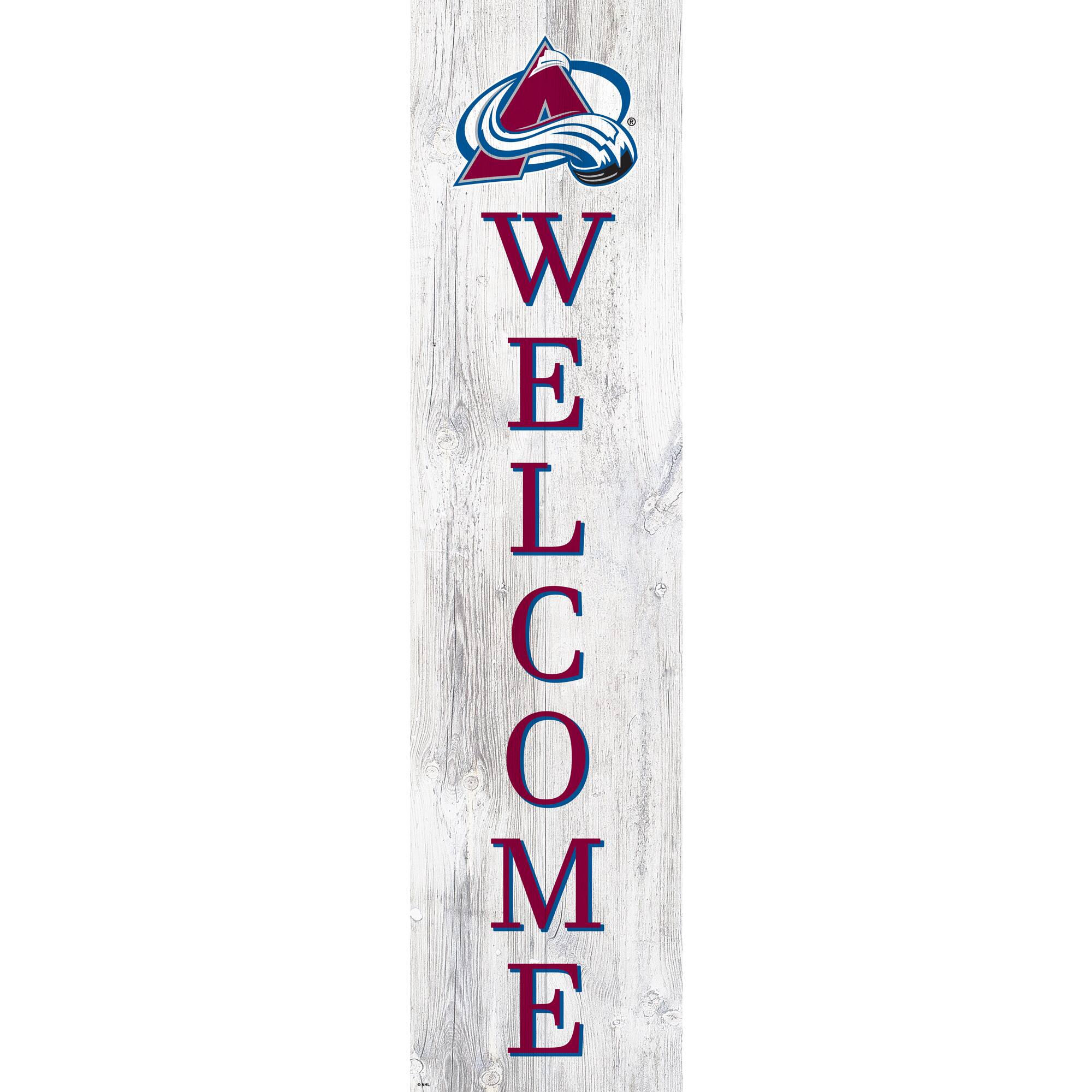 Colorado Avalanche 48'' Welcome Leaner