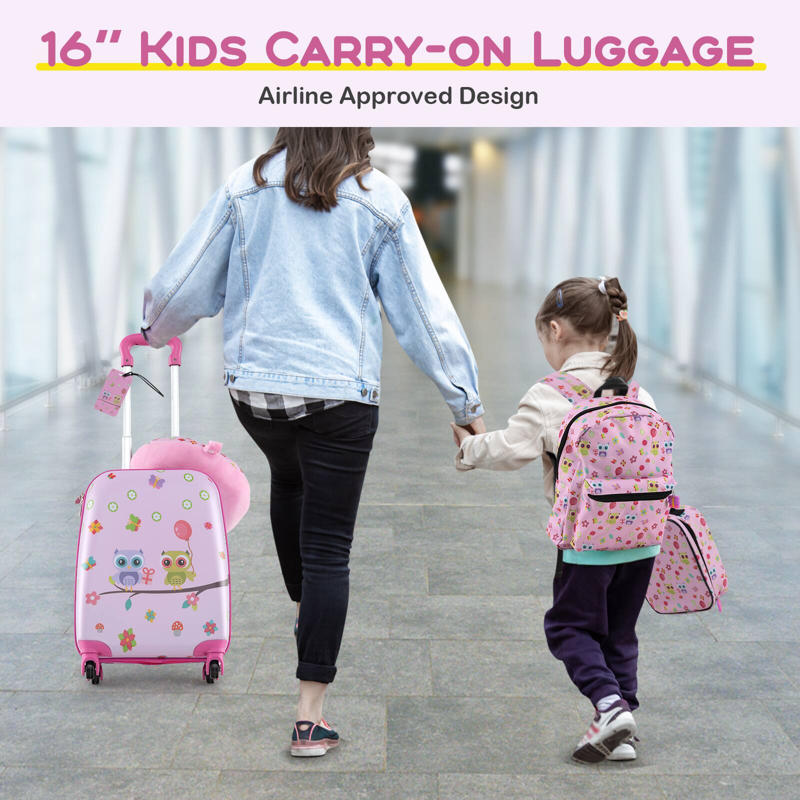 16" KIDS CARRY-ON LUGGAGE  
Airline Approved Design