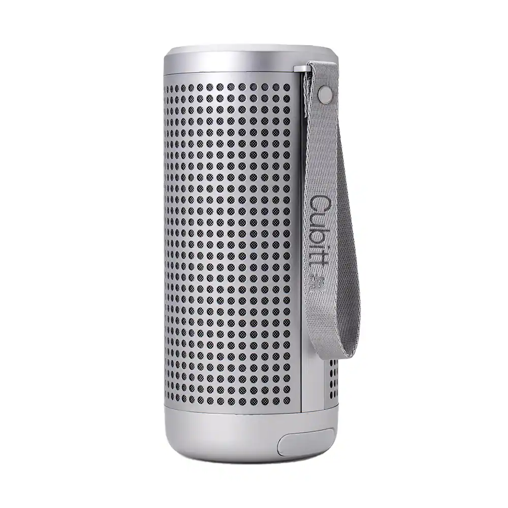 Angle. Cubitt - Cubitt Power Plus Gen2 Bluetooth Speaker – Powerful Bass & Crisp Highs, IPX7 Waterproof, 12 H Playtime - White.
