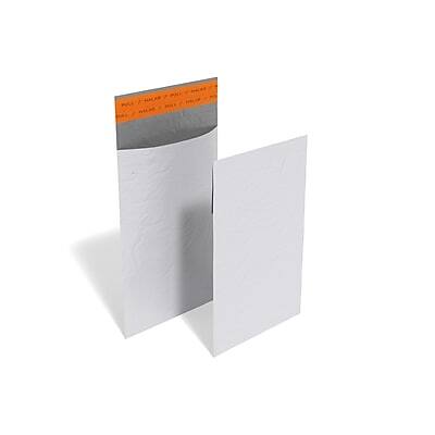 Alt View 1. Staples - 14.5" x 19" Self-Sealing Poly Mailer, #6 , 250/Pack - White.